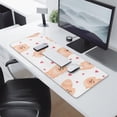 thumbnail image 2 of Long Mouse Pads for Desk,Pomeranian Dogs with Hearts Desk Mats on Top Of Desks, Desk Mouse Pad Extra Large with 3mm Non-Slip Base and Stitched Edge for Gaming,Office,Work,Home 31.5"x11.8", 2 of 6