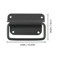 thumbnail image 6 of 4 Pcs Folding Handle Toolbox Handles Ring Stainless Steel, 6 of 6