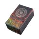 thumbnail image 4 of Caja de almacenamiento de cartas de tarot, funda para cartas de juegos de mesa, contenedor universal para naipes. Negro Rojo, 4 of 9
