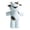 White, variant on Plush Highland Cow Toy with Funny Expression - Calf Stuffed Animal for Kids, Soft Fluffy Bull Doll for Bedroom Shelf Decor & Birthday Gift (Green)
