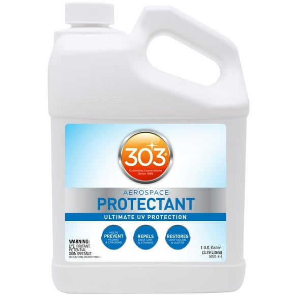 303 . Vinyl Protectant 30320 1 Gallon Jug; Single; Used For Vinyl/Synthetic And Natural Rubber/Plastic/Finished Leather/Gel-Coat/Fiberglass/Carbon Fiber