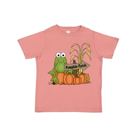 

Inktastic Frog at a Pumpkin Patch Gift Toddler Boy or Toddler Girl T-Shirt