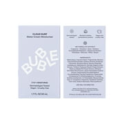 Bubble Skincare Cloud Surf Water Cream Facial Moisturizer, Everyday Care, All Skin Types, 1.7 fl oz / 50mL
