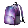 thumbnail image 2 of Colorful Starry Sky and Universe Backpack for School, Cute School Bag with Adjustable Shoulder Straps and Padded Back, 13.8"x11.4"x6", 2 of 5