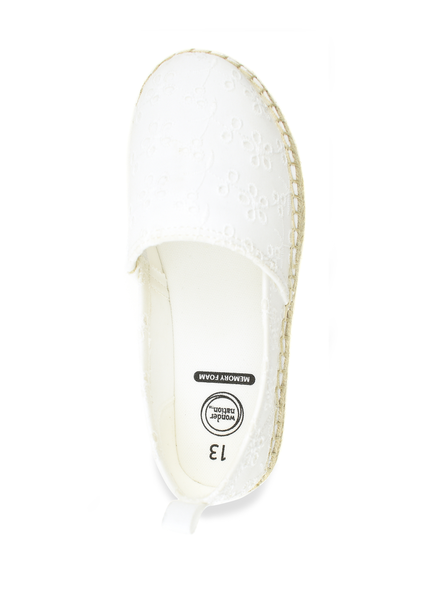 Wonder Nation Little & Big Girls Casual Espadrille Aline Shoes