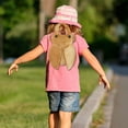 thumbnail image 5 of Plush Beetle Backpack Brown Insect Design Soft Lifelike Beetle Stag Bag for Women HJJLRH, 5 of 6