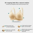 thumbnail image 5 of LLYWEY Wirefree Bras for Women No Underwire Bras Women Full-Coverage Ladies Underwire Bra Style-260 Women Lightly Lined Bra Feature Adult Female Bralette Sports Bras Beige 40B, 5 of 5