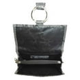 thumbnail image 3 of JENTOU Women's Jeanine Python Print Leather Crossbody Purse JT8351-GRYBLK, 3 of 3