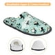 thumbnail image 3 of Fotbe Winter Skiing Penguin Pantuflas Peludas para Mujer con Estampado, Zapatillas de Peluche, Zapatos de Invierno para Casa, Uso Interior y Exterior-Medium, 3 of 8