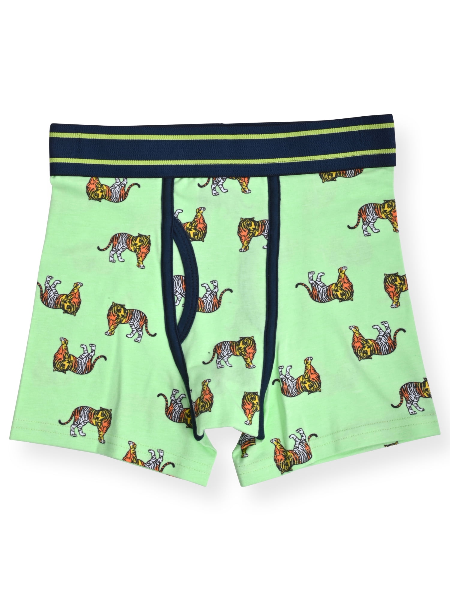 Wonder Nation Boys Comfort Stretch Tag-Free Boxer Briefs, 6-Pack, Sizes S-XLH