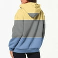 thumbnail image 5 of Wancir Women's Color Block Zip Up Hoodie Sweatshirt Casual Long Sleeve Drawstring Jacket Sweater with Pockets, 5 of 5