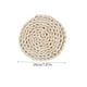 XZNGL Cotton Yarn 18Cm Cotton Yarn Ramie Dining Table Insulation Pad Thick Woven Household Anti-Scalding Pad – image 1 sur 2