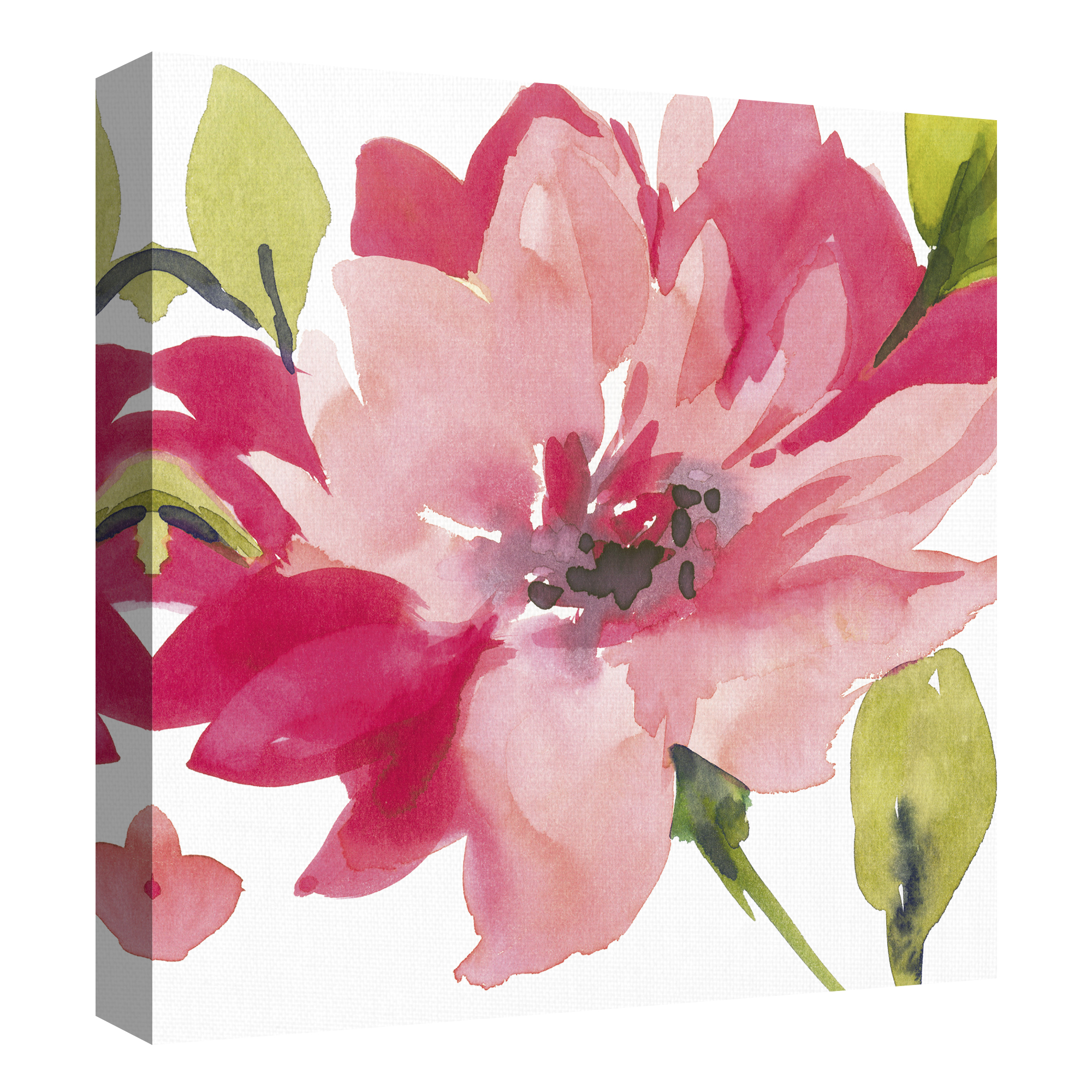 Crimson Flower II by Sandra Jacobs Canvas Art Print