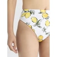 thumbnail image 4 of Free Assembly Women's and Women’s Plus Cheeky High Waisted Bikini Swim Bottoms, Sizes XS-1X, 4 of 5