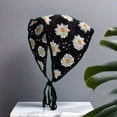 thumbnail image 3 of Tnobhg Women Knitting Headscarf Crochet Flower Pattern Hollow Out Headscarf Girl Triangle Headband Head Accessories, 3 of 7