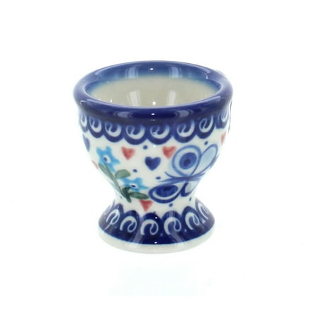 - Polish Pottery Butterfly Egg Cup