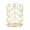 Gold, variant on Rose Gold Metal Pencil Cup, Round Desktop Storage for Pens and Brushes, Sturdy Iron Construction, 1 Count