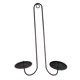thumbnail image 5 of Candelabro de pared decorativo de metal con forma de pilar para velas, soporte decorativo para velas de pared Con círculo, 5 of 9