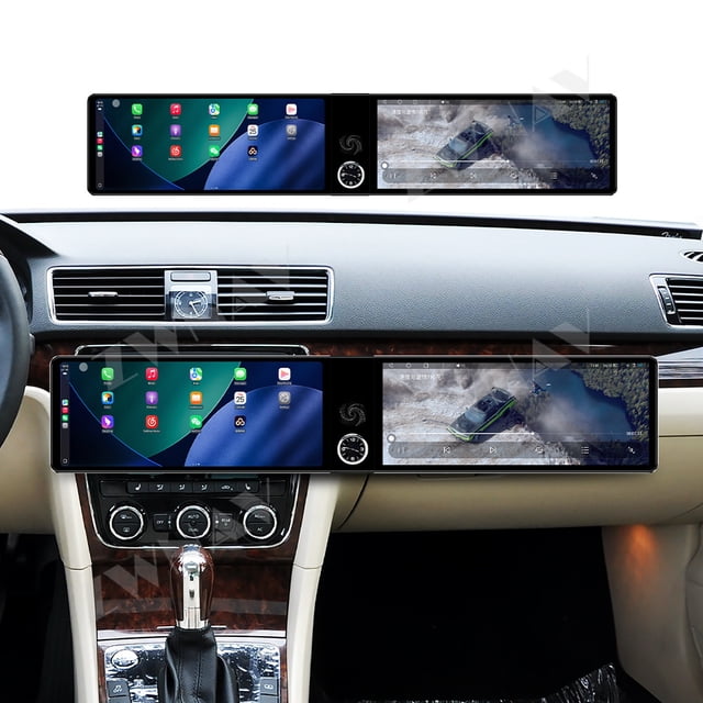 ZWNAV Dual 12.3 inch Screen Car Radio For Volkswagen Passat B7/Lingyu 2004-2011 Android GPS Navigation Multimedia Video Player Stereo Receiver Head Unit