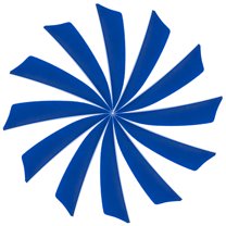 Uxcell Arrow Vanes Turkey Archery Arrows Feather Fletching Right Wing Fit for Hunting Target Shooting Blue 3 Inch, 25Pcs