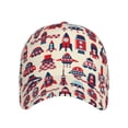 thumbnail image 2 of Naloa Original Classic Low Profile Hat Men Women Baseball Cap Dad Hat Adjustable Unconstructed Rocket Pattern Print Cap, 2 of 9