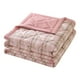 thumbnail image 2 of Edredón de verano de algodón lavado, manta delgada de aire acondicionado en relieve, manta de franela suave multiusos para sofá cama dormitorio, 39x59 pulgadas, lavable a máquina, liviano 1.1 lb, 2 of 6