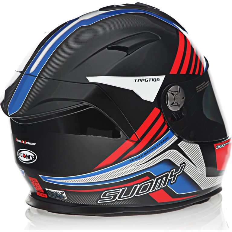 Suomy SR-Sport Attraction Motorcycle Helmet Blue/Red XL