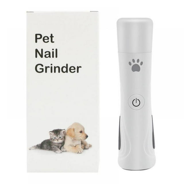MesaSe Dog Nail Grinder with 2 LED Lights Upgraded 3-Speed Electric Recharge Pet Nail Trimmer with Clippers & Files Powerful Painless Paws Grooming & Smoothing for Small Medium Large Dogs