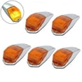 thumbnail image 2 of Kojem 5 pcs 31LED Amber Truck Cab Marker Running Lights Waterproof Top Roof for Peterbilt / Kenworth / Freightliner / Volvo/Western Star / Mack / International / Paccar Trailer Trucks, 2 of 7