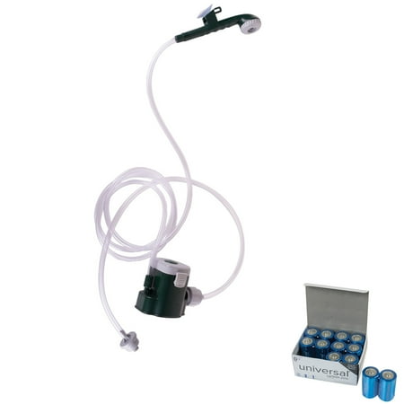 - Stansport 299-100 Battery-powered Portable Shower & UPG D 12 Pack