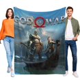 thumbnail image 1 of God of Wars anti-pilling, suave, ligera, esponjosa y acogedora de lujo para hogar y cocina – Perfecta para niños y adultos, 100 x 150 cm, 1 of 6