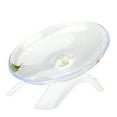 thumbnail image 1 of tssuouriy Plastic Small Pets Exercise Wheel Interactive And Interesting No Noise Durable Versatile Anti-skid White, 1 of 6