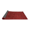 thumbnail image 2 of Ahgly Company Indoor Round Abstract Red Modern Area Rugs, 6' Round, 2 of 4