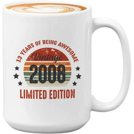 

15th Birthday Coffee Mug-15 Years of Being Awesome-Vintage Turning 15 Born in 200613th birthday 11 Oz