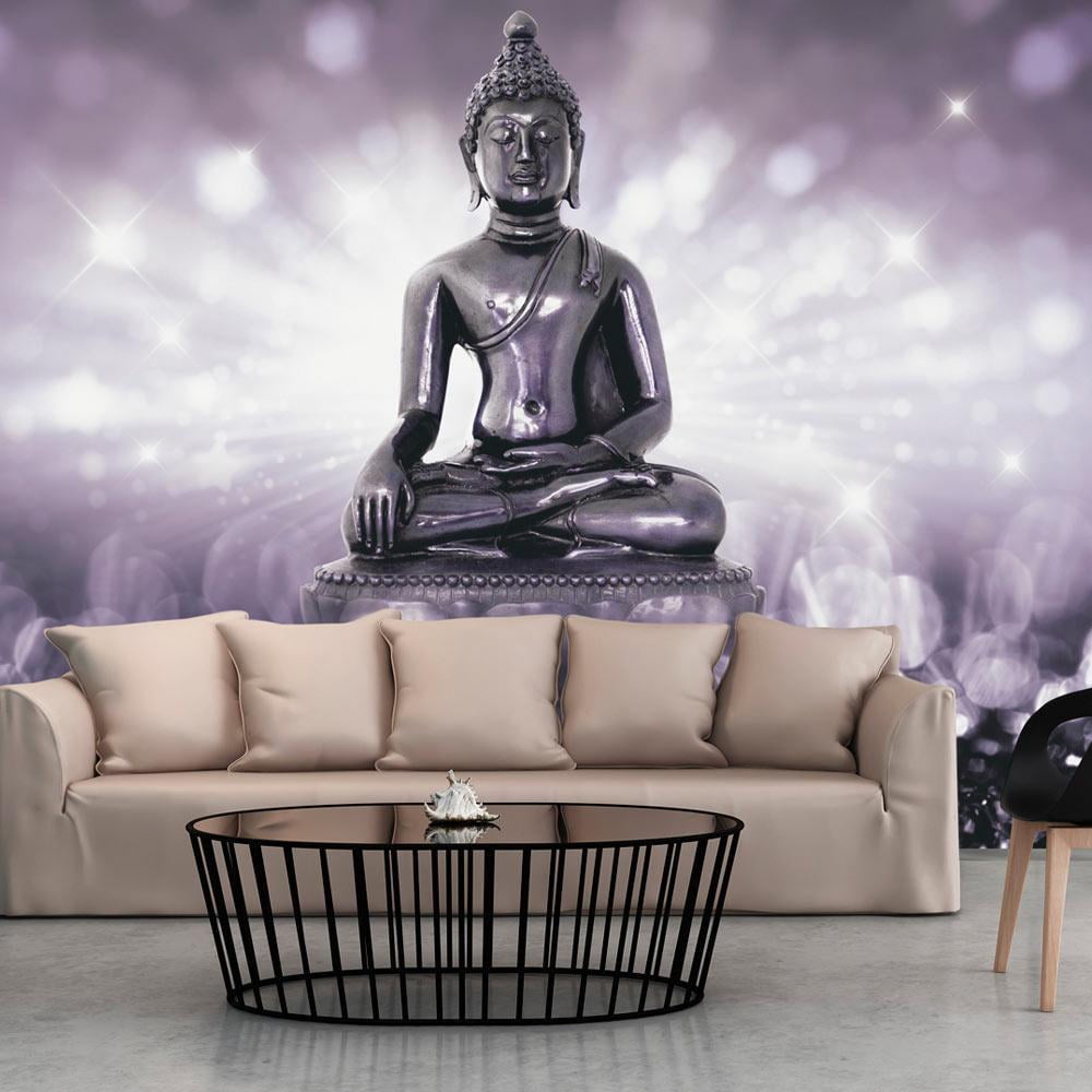 Tiptophomedecor Peel and Stick Zen Wallpaper Wall Mural Amethyst