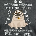 thumbnail image 3 of CafePress - Soft Puggy Warm Puggy T Shirt Men's Deluxe T Shirt - Mens Tri-blend T-Shirt, 3 of 4