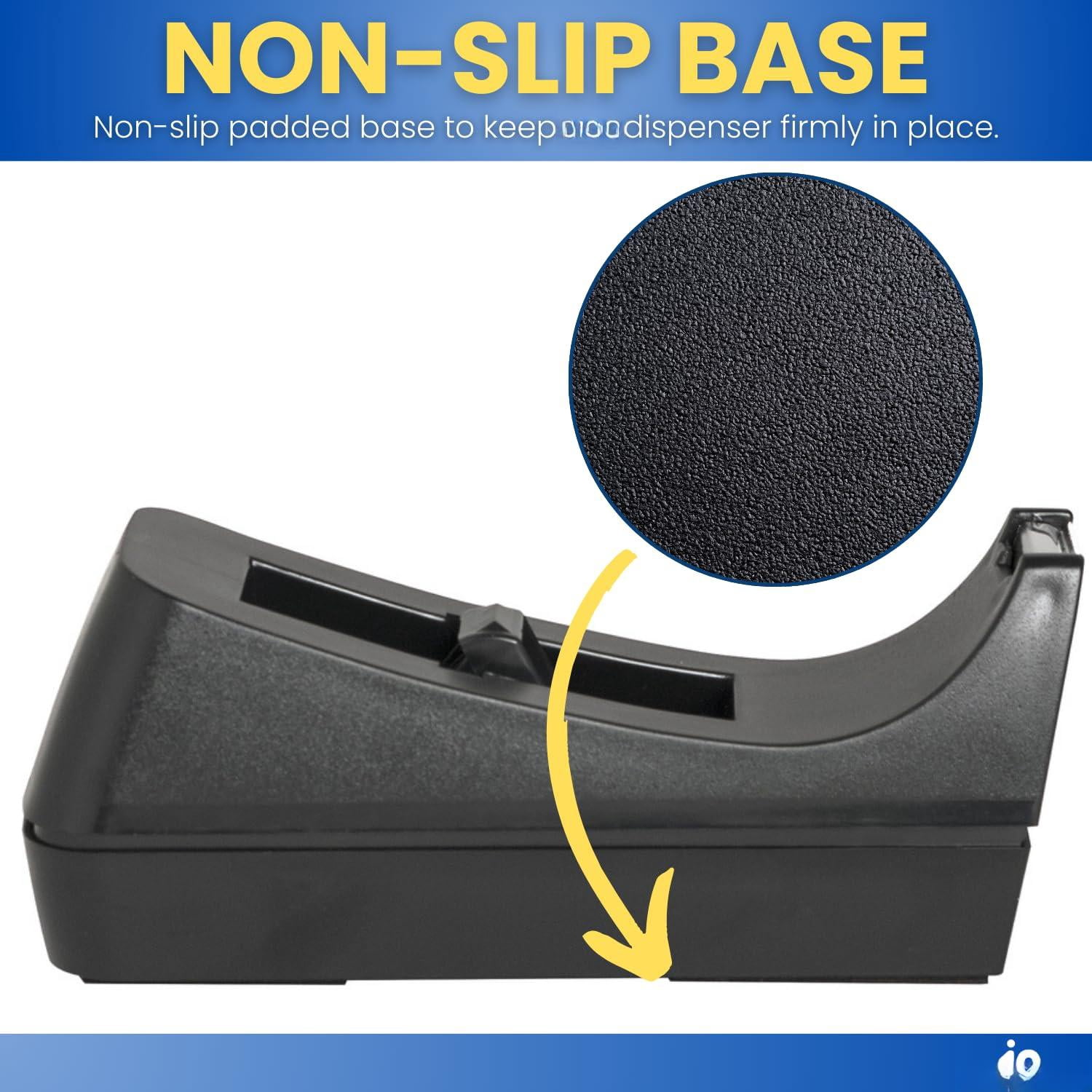 Desk Tape Dispenser  Black 4 Pack (desktop Dispenser)