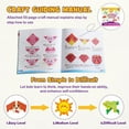 thumbnail image 5 of pigipigi Craft Origami Paper for Kids - 208 Sheets Vivid Colorful Folding Papers 54 Patterns Art Projects Easter Basket Stuffers for Kids Kit for Girl Boy Teen Birthday Gift Preschool Educational Toy, 5 of 7