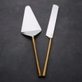 thumbnail image 5 of INOX Camellia Cake Server 2 Pc. Set, 5 of 6