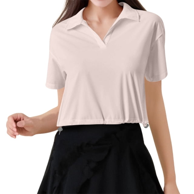Chaqueta de manga corta con protección UV para mujer, de seda helada, ligera y transpirable, ideal para hacer ejercicio en verano.