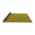 thumbnail image 2 of Ahgly Company Indoor Rectangle Solid Yellow Modern Area Rugs, 5' x 7', 2 of 4