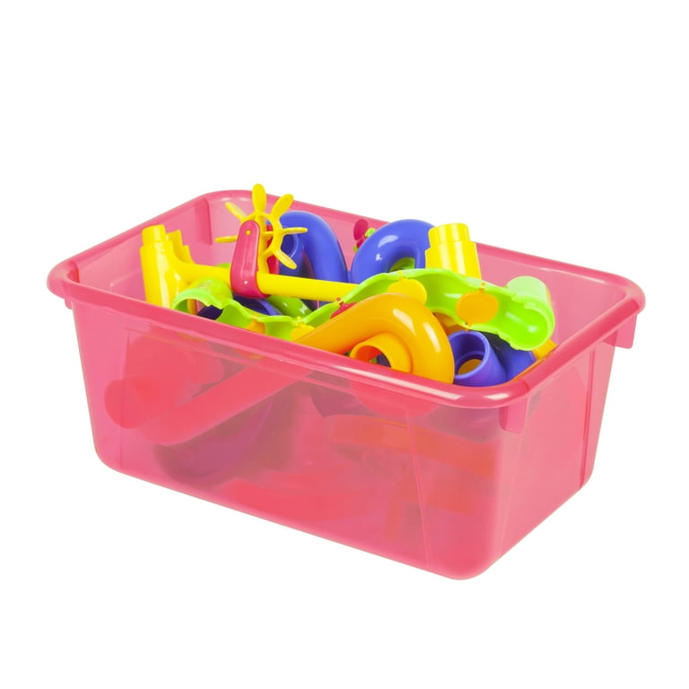 Pen+Gear Plastic Small Cubby Bin, Craft and Hobby Storage, Tint