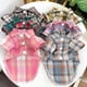 thumbnail image 4 of Ropa de moda para perros, camisa clásica a cuadros para perros, chaleco de otoño para cachorros, camisa suave y adorable para gatos, disfraces para mascotas, suministros para perros Chihuahua Yorkies, 4 of 5