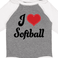 thumbnail image 4 of Inktastic Softball Sports Gift for Girls Girls Long Sleeve Baby Bodysuit, 4 of 5