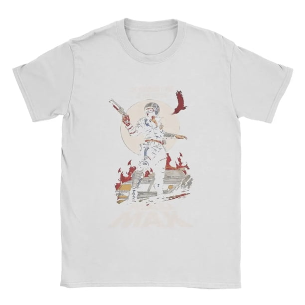 Camisetas de Mad Max Rockatansky para hombre y mujer ropa de calle de algodón de manga corta informal divertida Harajuku Unisex