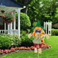 thumbnail image 3 of JIhuahe 22 inch Halloween Scarecrow Decor, Cute Farmhouse Style Party Prop for Outdoor Yard, Garden, Porch, and halloween decorations outdoor, 3 of 3
