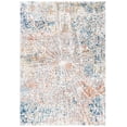 thumbnail image 2 of SAFAVIEH Aston Alys Abstract Area Rug, Ivory/Navy, 5'3" x 7'7", 2 of 12