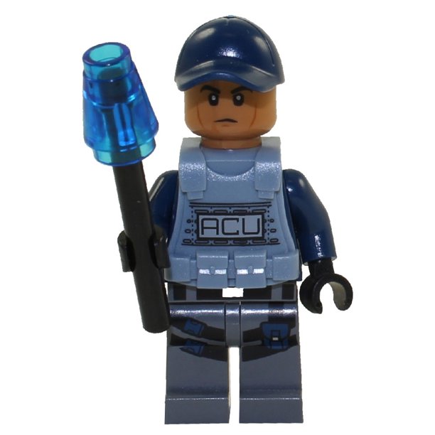 LEGO Minifigure Jurassic World ACU TROOPER with Shock Rod Walmart
