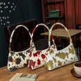 thumbnail image 3 of Bolsos de lujo con diseño de vaca, bolso Vintage para mujer, bolso de hombro para mujer, bolso de mano diario para trabajo, bolso de mano, 3 of 5