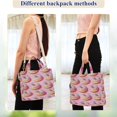 thumbnail image 4 of FORMRS Womens Corduroy Tote Bag Crossbody Shoulder Handbag with Pocket, Light Pink Doughnuts, 4 of 7